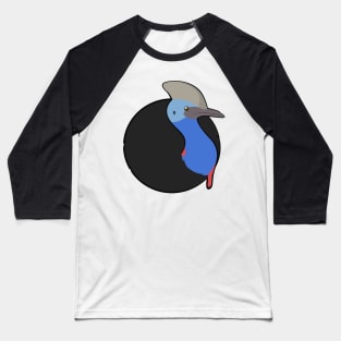 Ball Birds:  Cassowary Baseball T-Shirt